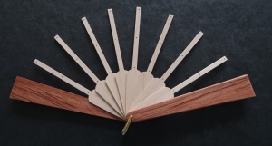 Fansticks to fit Lucy Fan Pattern with Dark Guard sticks
